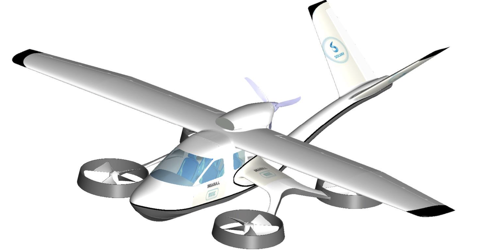 索尔维为城市空中交通事业提供材料支持