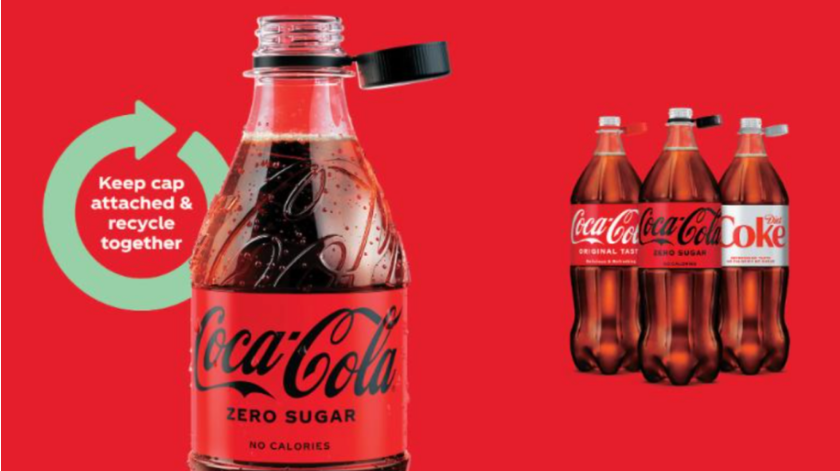 提升塑料瓶回收率，可口可乐推出连体盖包装！但只在英国地区