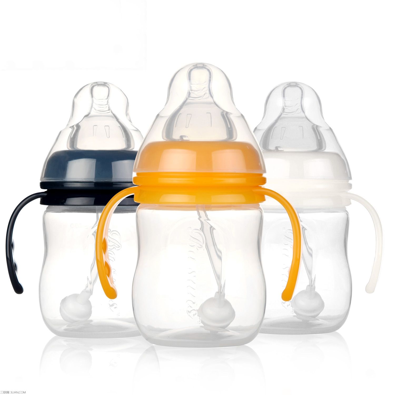 直销婴儿pp奶瓶 自动感温奶瓶 塑料奶瓶 宽口手柄储奶瓶OEM-阿里巴巴