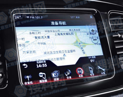 汽车GPS导航面板