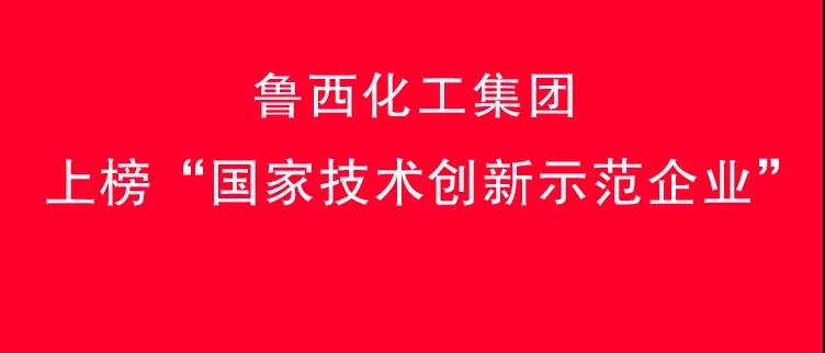 鲁西化工集团被认定为“国家技术创新示范企业”