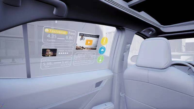  科思创光聚合物薄膜 用于汽车全息透明显示器