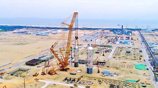 古雷炼化乙烯项目管道试压高效推进