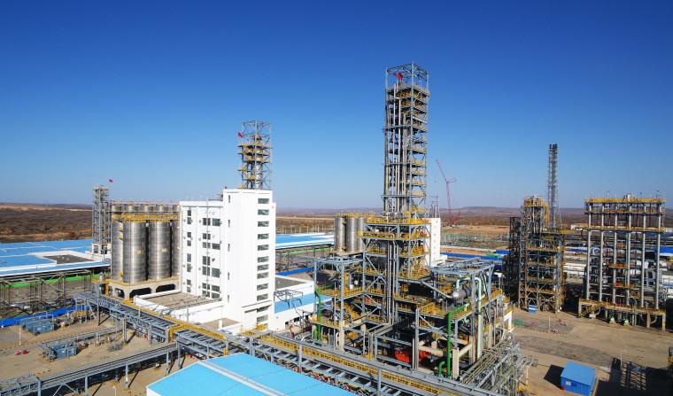 榆能化聚烯烃产量首次突破120万吨设计产能