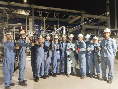 古雷石化环氧乙烷精馏和储运单元投料试车一次成功