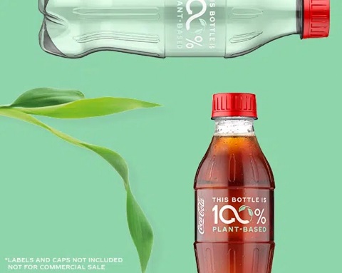 可口可乐首个100%植物基饮料瓶即将进行商业化生产
