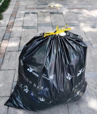 博禄再生聚乙烯产品首次应用于废弃物收集袋