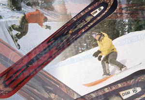 滑雪板掩盖层压板
