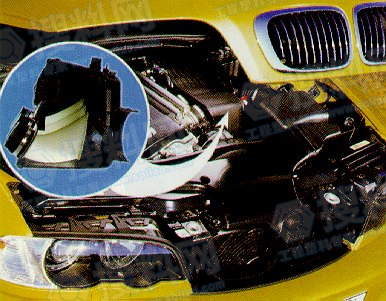 宝马M3空调外壳