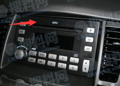 汽车音响控制面板