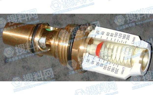 太阳能热水器的流速表观察窗