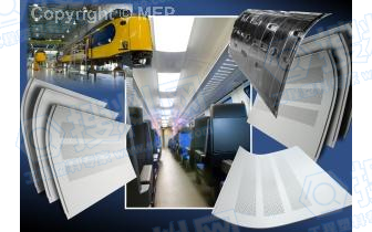 机车吊顶覆层板