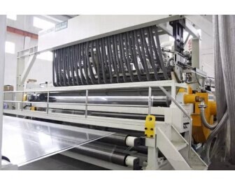 广东仕诚4800mm三层共挤CPP设备成功验收