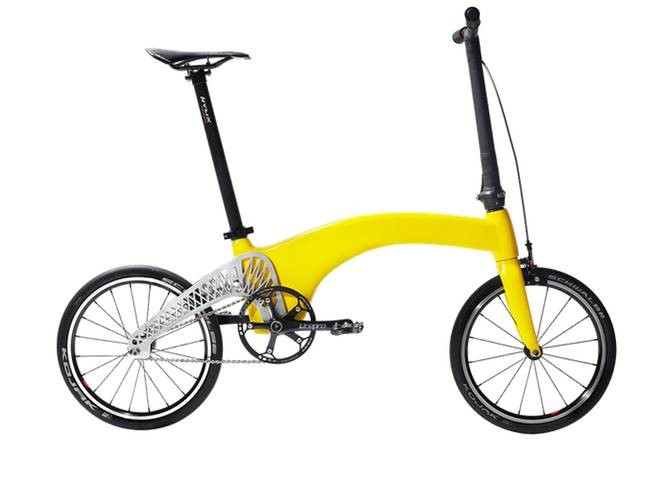 自行车也走上轻量化路途 仅菠萝重折叠自行车出品