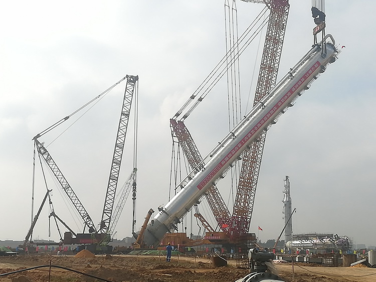 广东中科炼化施工现场传来好消息