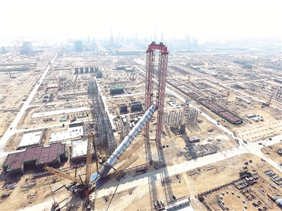 中化泉州项目设备安装片面减速