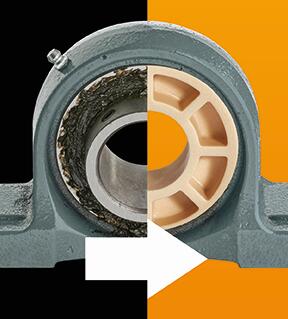 采用igus塑料球体的轴承座改装方案