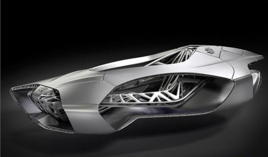 世界首款碳纤维复合材料3D打印自动驾驶电动汽车亮相