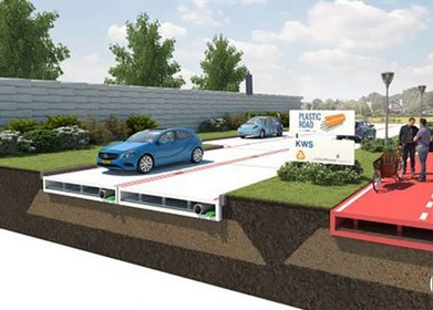 长见识 废旧塑料也能造公路！