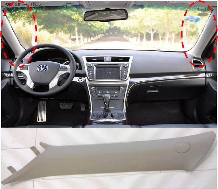 图10 仿植绒材料在立柱上的应用