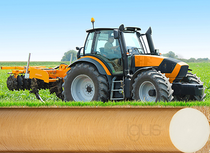 高负荷下的经久耐用：适用于极限运用的工程塑料原料棒