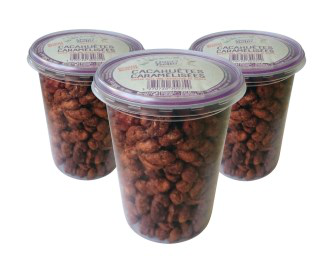 焦糖花生采用RPC透明聚丙烯罐包装