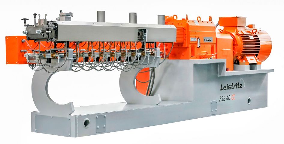 莱斯特瑞兹展出CC系列双螺杆挤出机