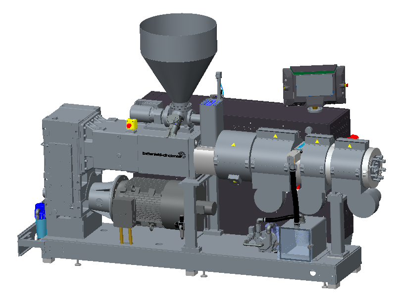 conEX NG系列采用最新开发的加工单元，极其灵活、节能。独立式挤出机和共挤出机均安装在基座上。