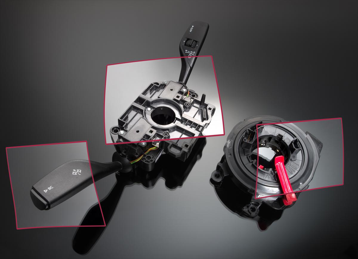 巴斯夫全新的转向柱顶开关模块